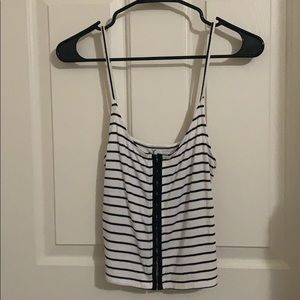 Stripped Ribbed Tank Top
